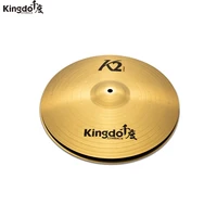 kingdo k2 series cheap practice 14hihat cymbals for drums