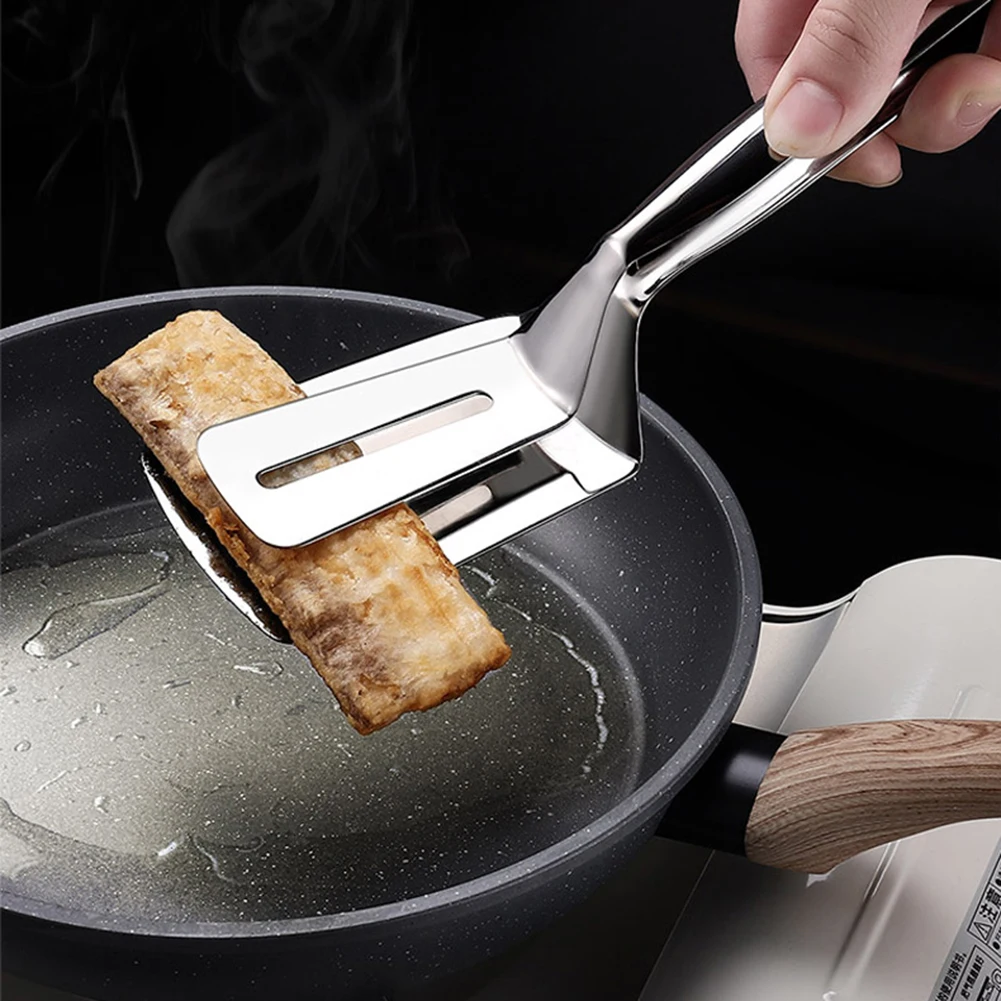 Home Pizza Steak Food Clamp BBQ Clip Grilled Fish Spatula Kitchen Cooking Tool Non-slip | Дом и сад