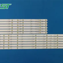 95% новые 12 шт/комплект светодиодный полоски для INSIGNIA 50 TV NS 50DR710NA17