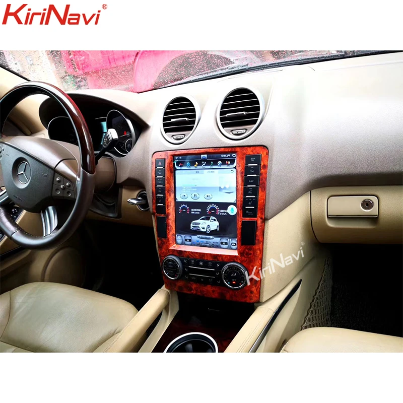 Автомобильный мультимедийный плеер KiriNavi 10 4 дюйма Android 9 0 для Mercedes Benz GL GL350 GL400 GL450 ML