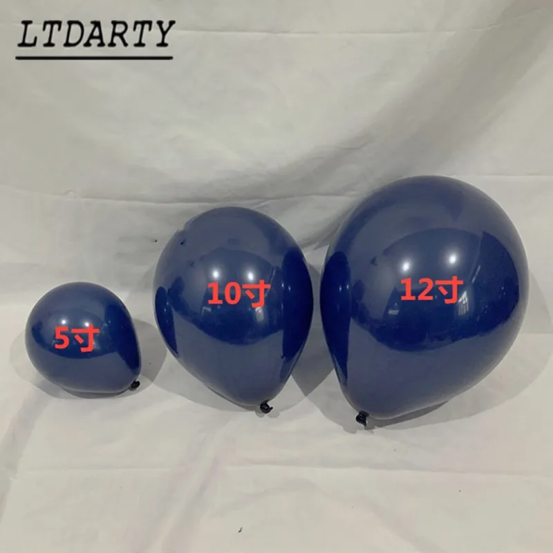20pcs 5/10/12inch gray ink blue matte macaron 24 inch transparent BoBo balloon wedding decoration birthday party supplies