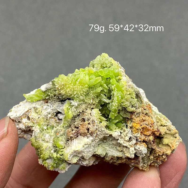100% Natural pyromorphite mineral espécime pedras e cristais coleção pedras preciosas quartzo do tamanho da caixa de china