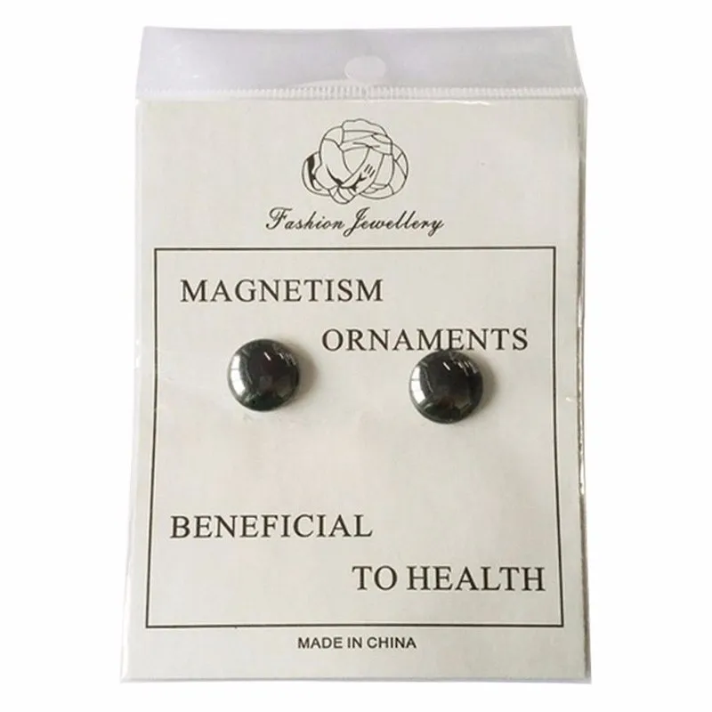 2 шт. магнитные серьги-гвоздики для похудения пластыри магниты сжигание жира