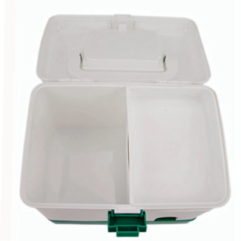 

First Aid Kit Box Medicine Storage Box Plastic Drug Gathering Organizer Boxes Storage Container