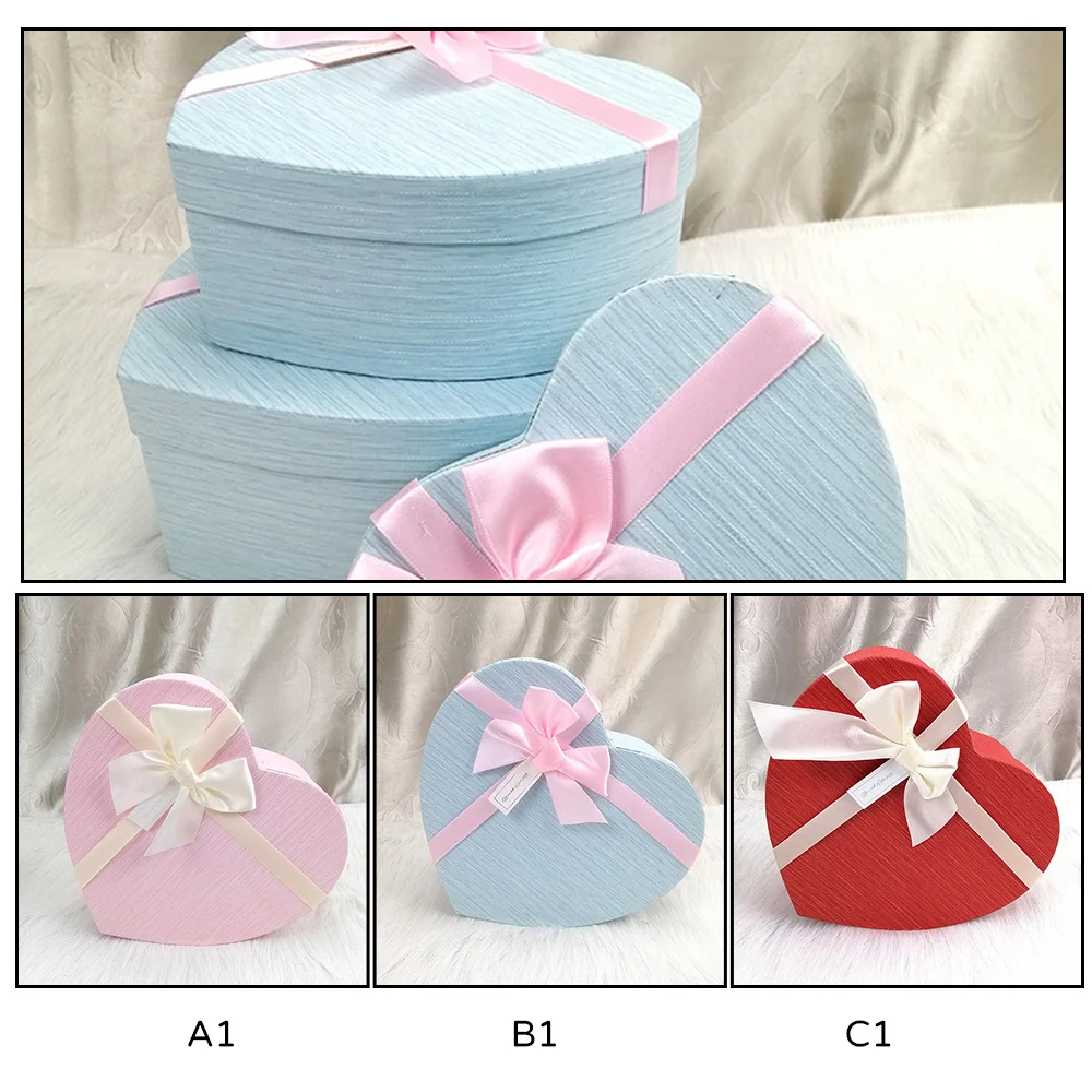 3 шт. персик подарочная коробка в форме сердца шоколадные конфеты упаковочная с