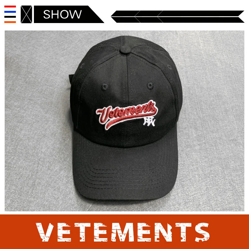 

Chao brand vetements cap VTM wetmont leisure embroidered men's and women's sun hat