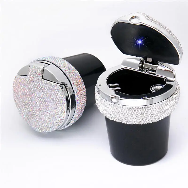 Автомобильная пепельница со светильник кой креативная автомобильная стильная