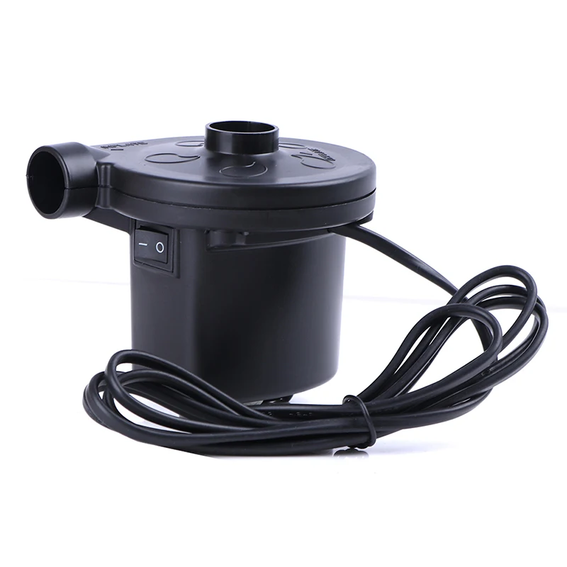 

Swimming pool air pump Plug Electric DV 12V Inflate Deflate Pumps Car Inflator Electropump with 3 Nozzles