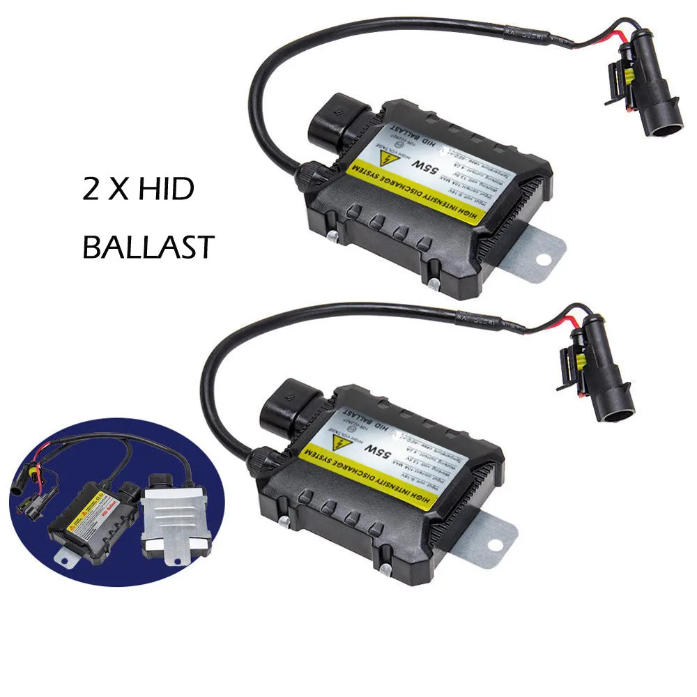 Франшиза 2 шт 55 Вт HID Xenon Kit H1 H3 H4 H7 H8 H9 H10 H11 H13 тонкий скрытый балласт ксеноновый