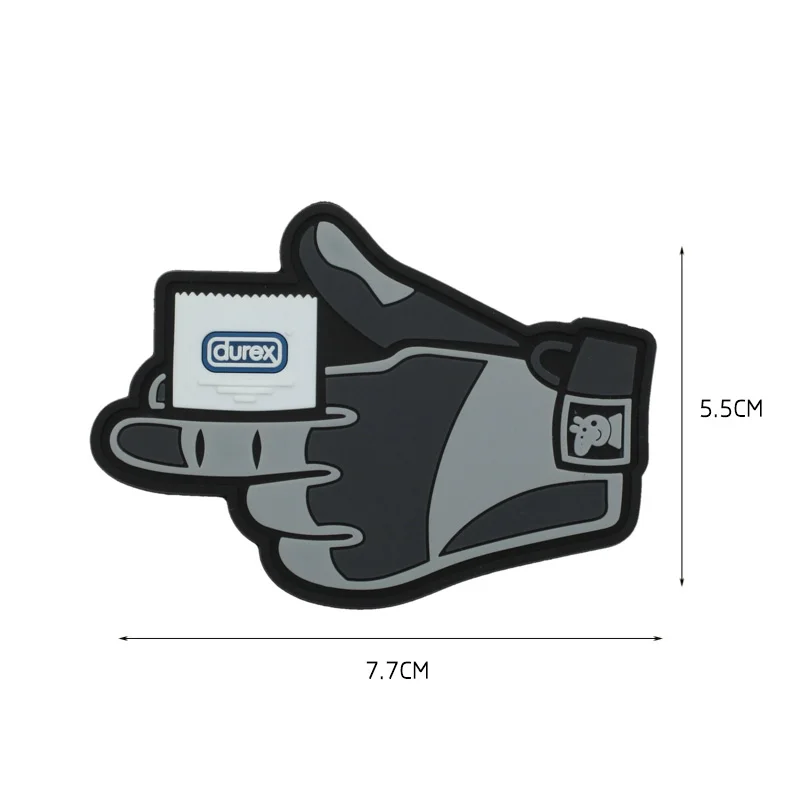 3D ПВХ резиновые перчатки охотничье снаряжение патчи тактическая повязка на руку