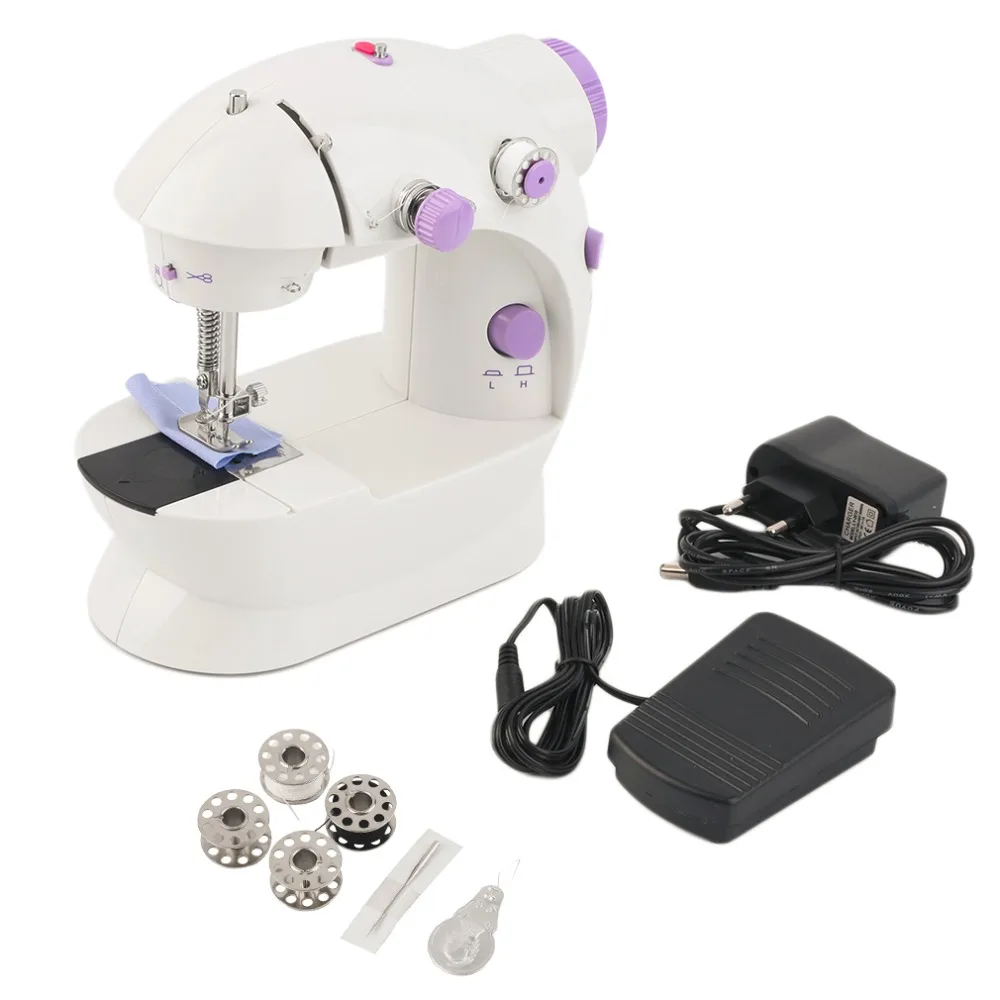 1PC Mini Electric Sewing Machine Household Desktop With LED 19cm x 9cm Drop Shipping | Дом и сад