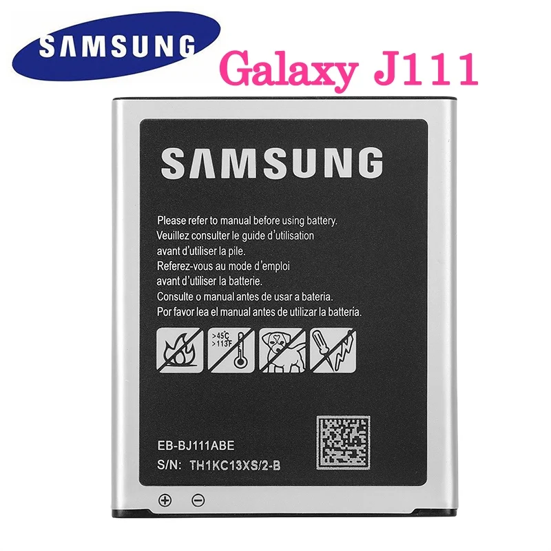 Сменный аккумулятор для Samsung Galaxy J1 J Ace J110 100% оригинальный J110H J110F J110FM 1800 мА · ч на