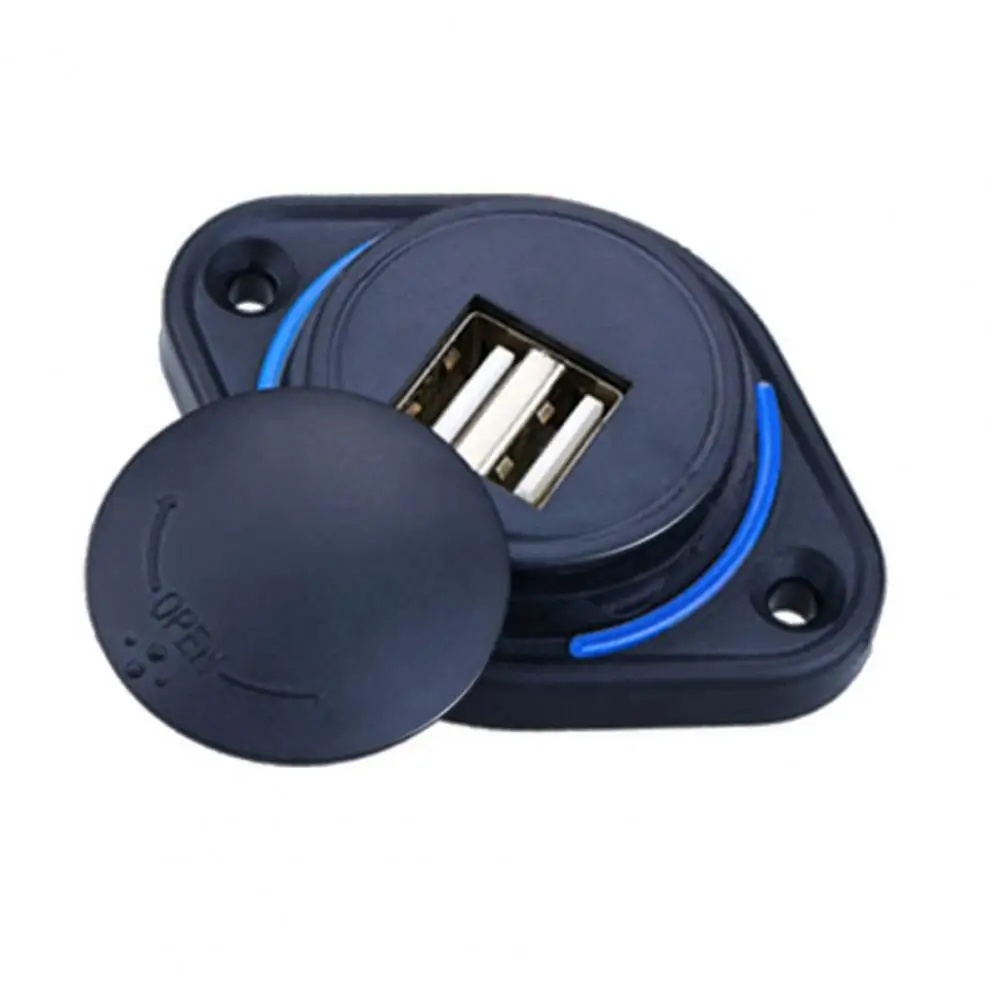 

45% Hot Sales!!! 12V-24V Car Charger Dual USB Port 3.1A LED Quick Charge Mini Adapter for Auto