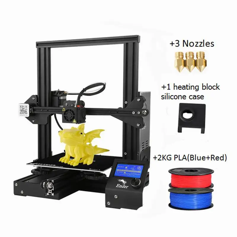 Creality Ender 3 Pro 3d принтер DIY наборы сборка сохранить пространство но - Цена: 29 037,64 руб.