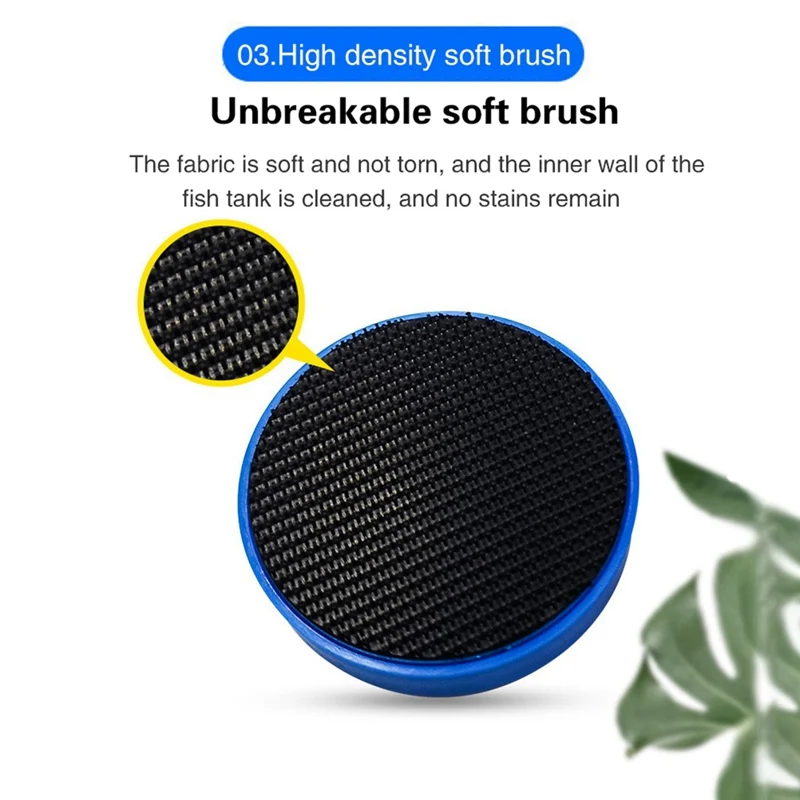 

Mini Aquarium Fish Tank Magnetic Brush Aquarium Fish Tank Brush Cleaning Glass Window Magnet Cleaner Glass Cleaning Magnet