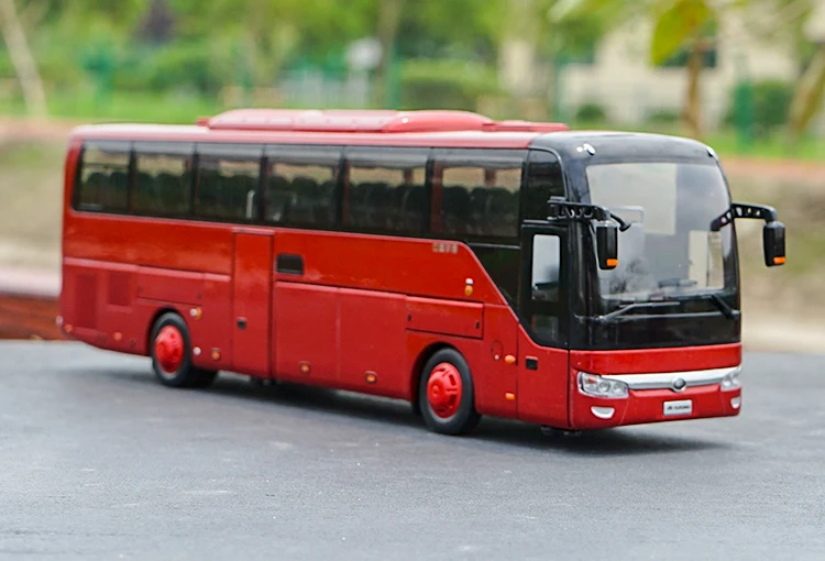 Оригинальная коробка 1:43 Масштаб Китай YuTong автобус туристическая машина литые игрушечные модели ZK6122H детские подарки