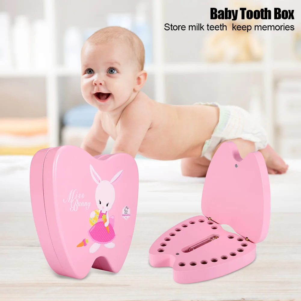 Коробка для выпавших детских зубов сохранить молочные зубы деревянная коробка