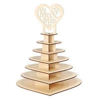 wooden heart shaped chocolate stand tree ferrero rocher chocolate display diy desserts holder wedding decoration candy decor