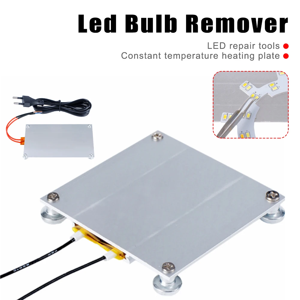 

300w Led Bulb Remover BGA Demolition Chip Welding Aluminum PTC Plate Removing LED Lamp From BGA Solder Balls FPC Board