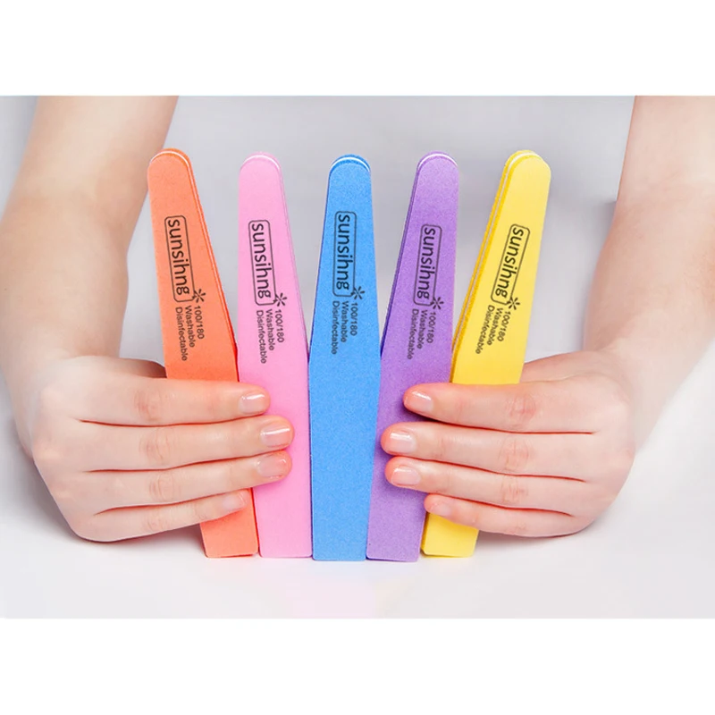 Набор профессиональных пилок для ногтей 5 шт./лот шлифовальные пилки дизайна