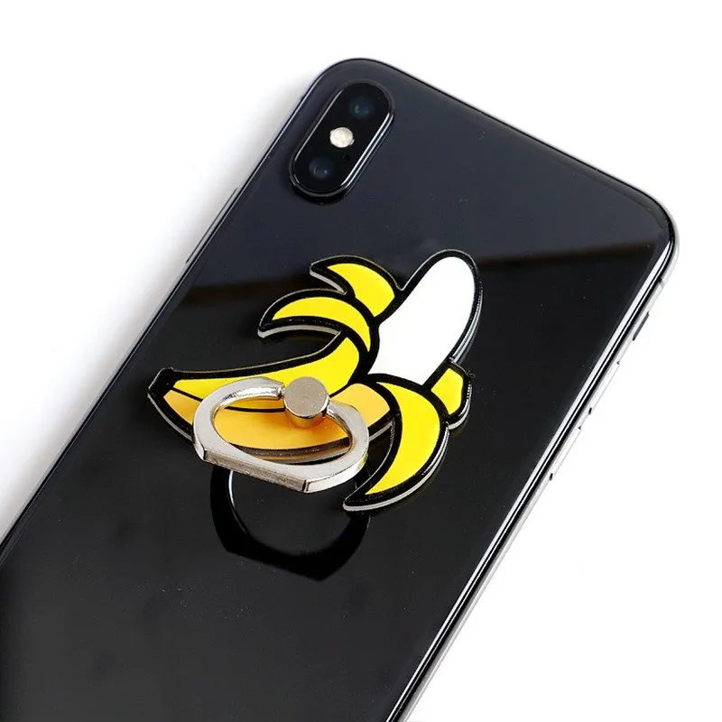 

Finger Ring Banana Cactus Mobile Phone Stand Holder Ice Cream Smartphone Holder Stand for Iphone Xiaomi All Phone