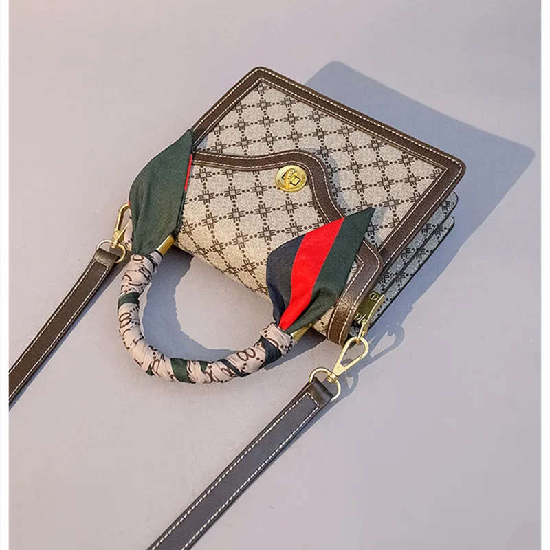 

Classical Plaid Print Crossbody Bag for Women Luxury Brand Women Handbags Genuine Leather Purses and Handbags Channels Handbags