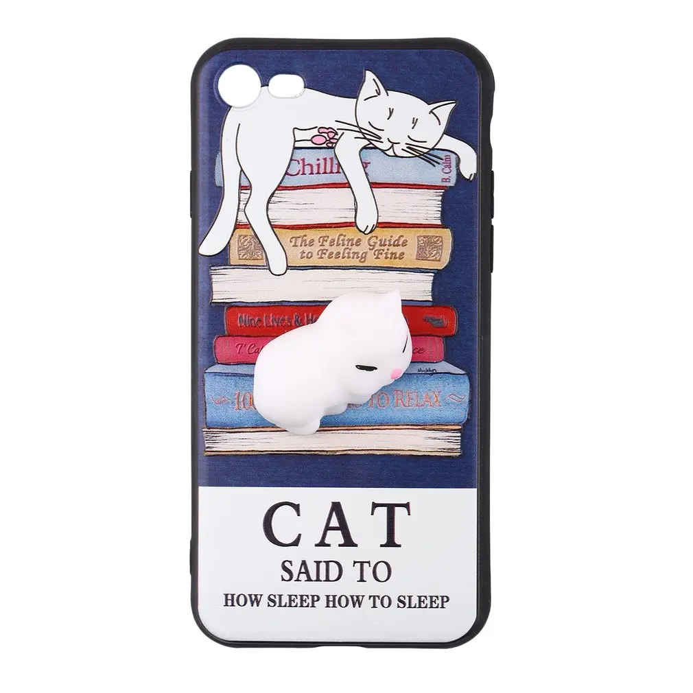 Мягкие силиконовые чехлы на мобильный телефон с мультяшным рисунком 3D чехол