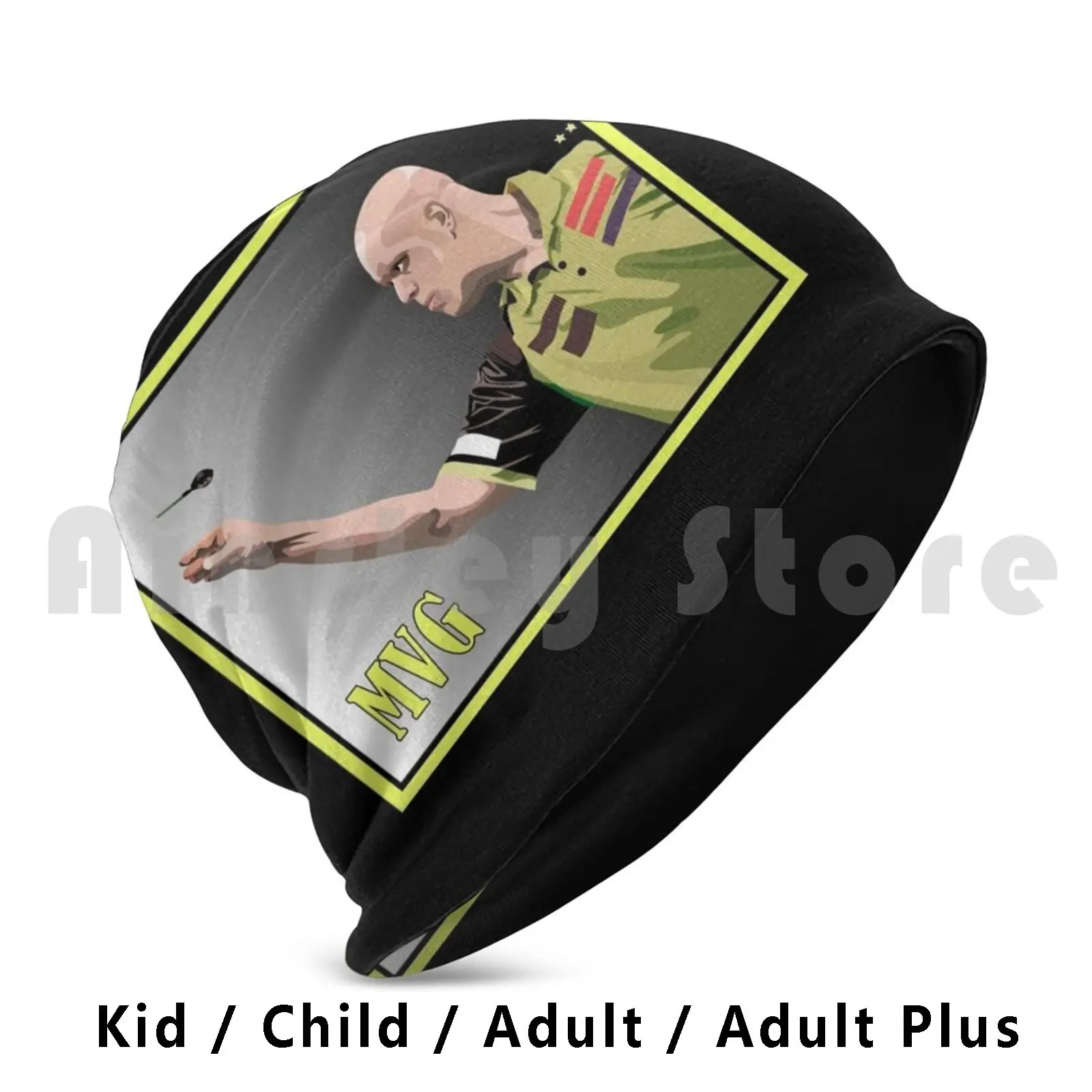 Дартс Майкл Ван Гервен вязаная шапка хип-хоп Bdo Pdc Великобритания Спорт