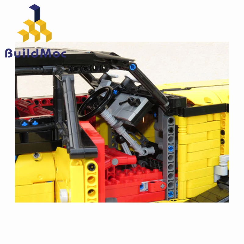 Конструктор MOC 50T детский Гоночная машина Классическая модель автомобиля