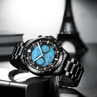 ailang new fashion skeleton gear mens automatic mechanical watch business business watch multi function watch top brand watch