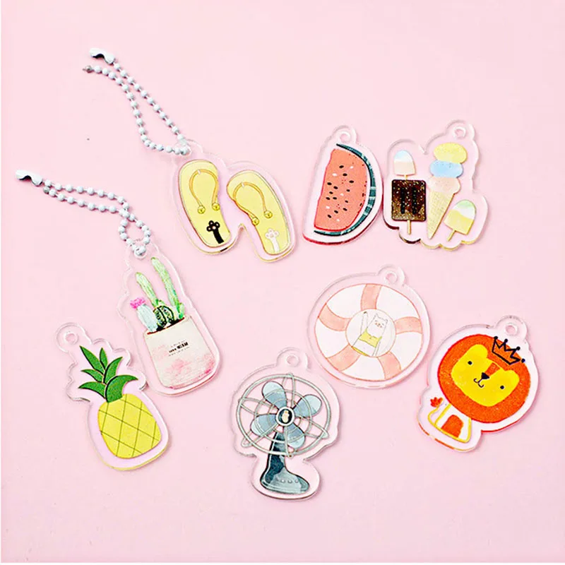 

Mini Loose Leaf Notebook Cute Transparent Creative Portable Pocket Hand Book 3 Ring Binder Kawaii School Supplies Stationery