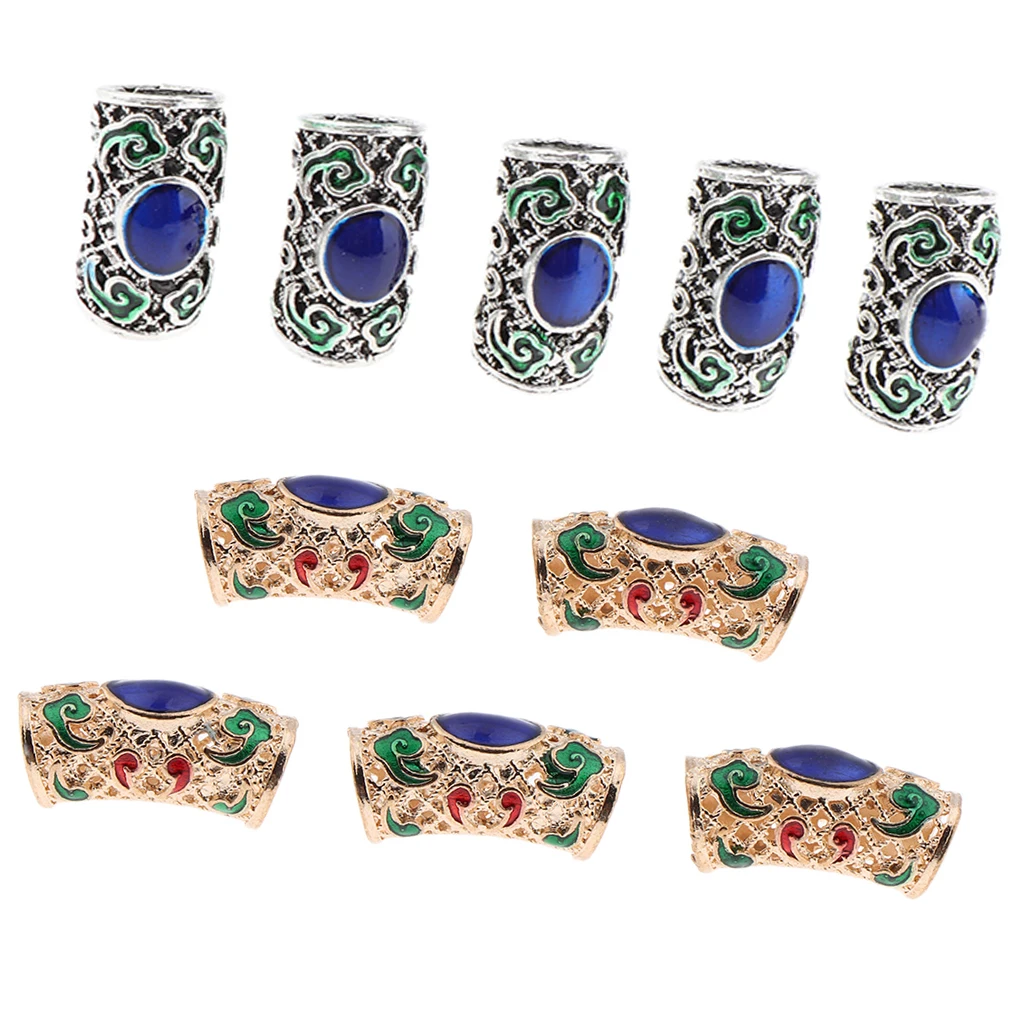 10 шт. антикварные зажимы для волос в оплетке | Шиньоны и парики