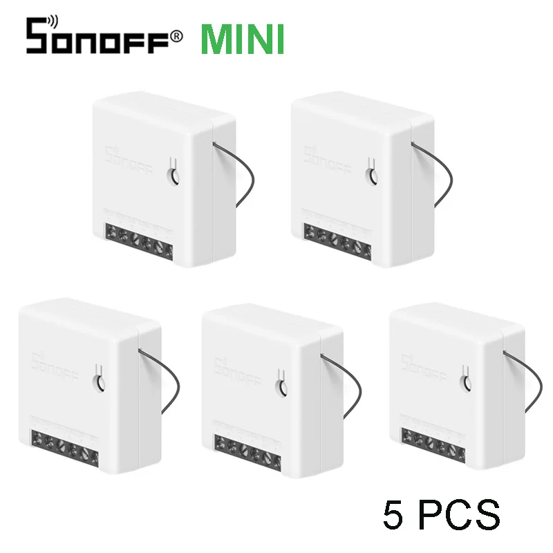 2/3/5/6/8/10 шт Sonoff мини двухсторонний Интеллектуальный Wifi DIY Переключатель умный дом