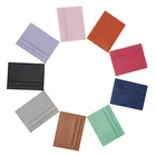 Визитница из натуральной кожи карамельных цветов с RFID-защитой