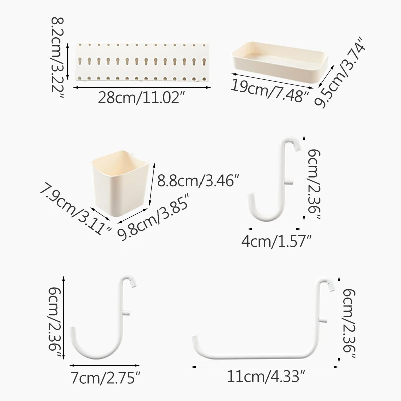 

Storage Rack Combination Plastic Hole Plate Kitchen Decoration Storage Rack Simple Wall Hanging Wall Partition Flower Stand