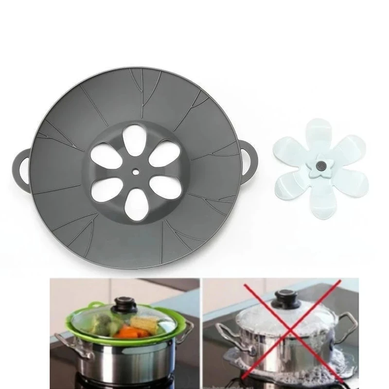 

Силиконовые крышки для кастрюль, крышка для пролива кухонной посуды, многоразовая крышка с защитой от перелива, кухонные аксессуары, домашн...