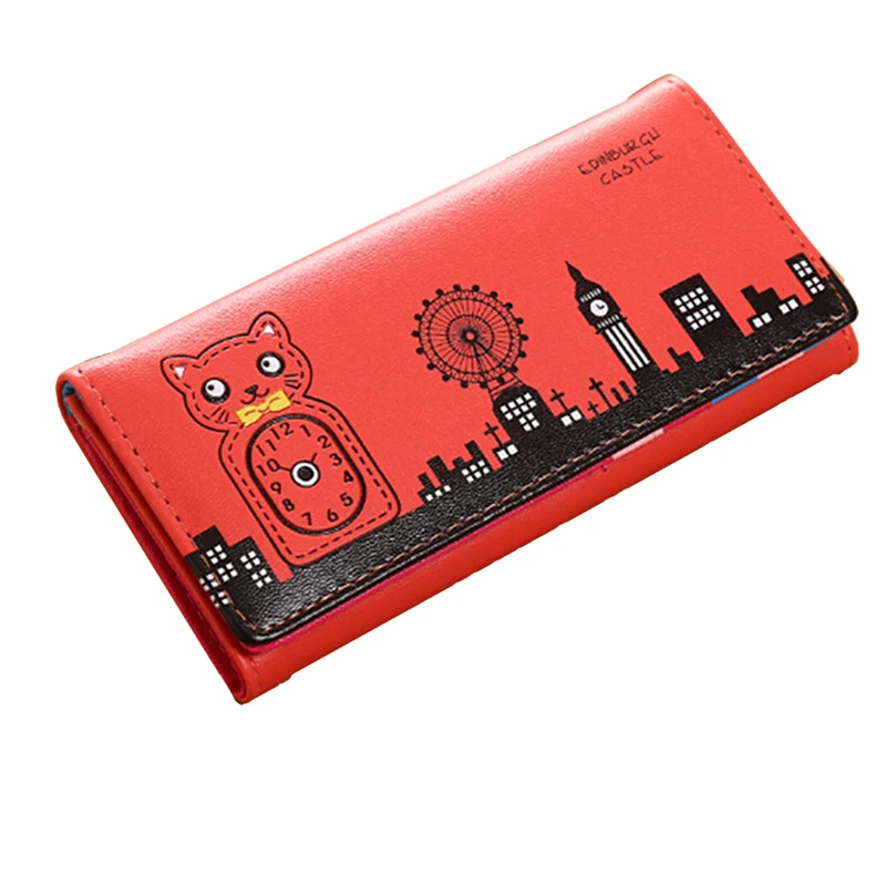 

New Cartoon Wallet 2019 High Quality Long Wallets For Women Purse Designer PU Leather