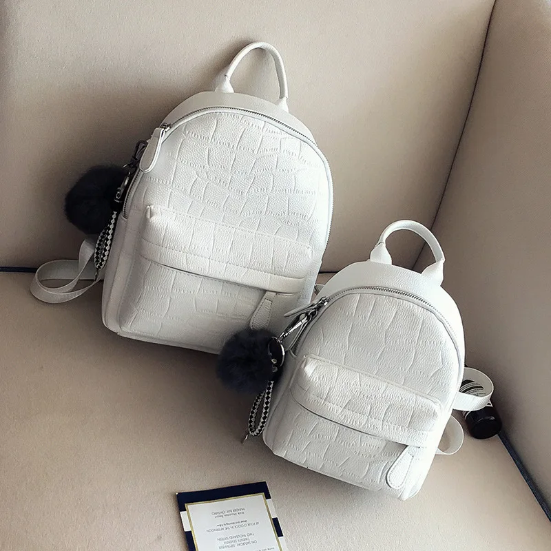 mini backpacks women pu leather cute small backpack female white back pack black backpacks for teen girls fashion bagpack woman free global shipping
