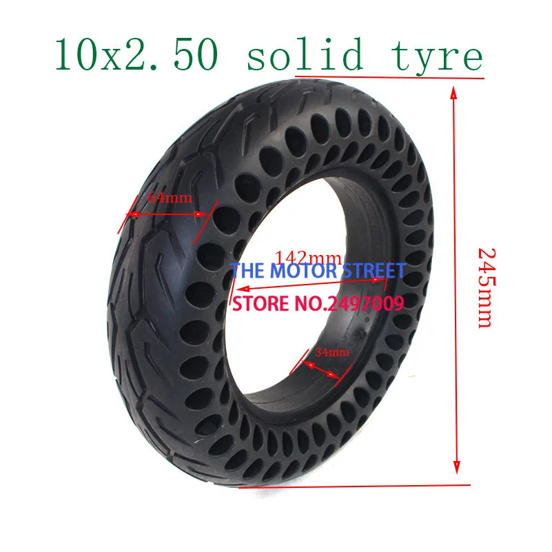 Бесплатная доставка 10-дюймовая однотонная шина Tyre10x2.50Tire подходит для