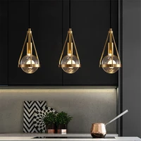 modern luxury copper crystal pendant lights restaurant bar dining room bedroom bedside dandelion hanging lamp lighting luminaire
