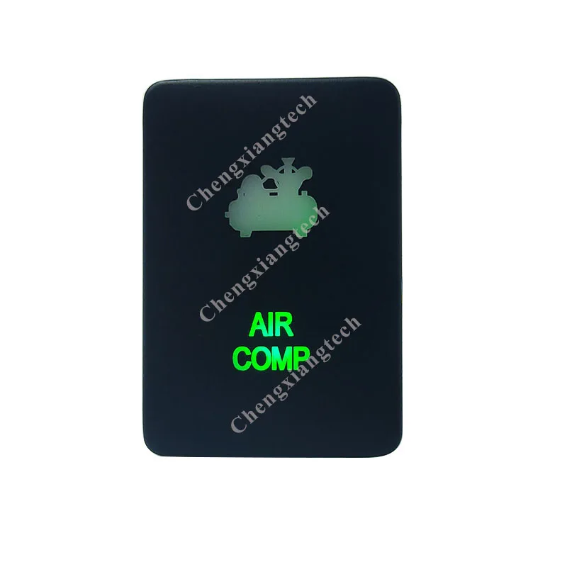 Зеленый светодиодный переключатель сделай сам 12 В 3 А кнопка включения и