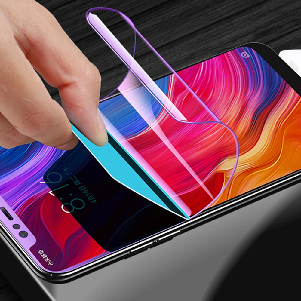 Защита экрана для Xiaomi 9T Redmi 7 Note 5 4X мягкая Гидрогелевая пленка защита гелевое