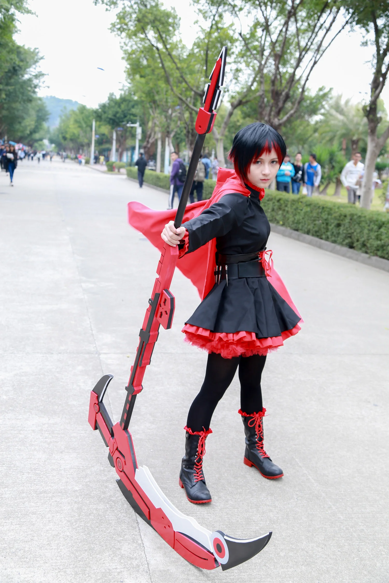 Полумесяц Роза RWBY рубин оружие косплей костюм реквизит|Реквизит для костюмов| |