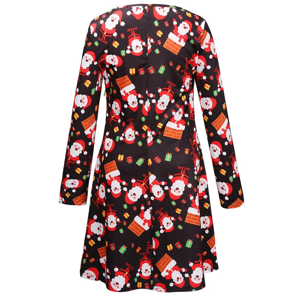 

merry christmas women dress 2020 fashion ladies gothic female 2018 womens clothing plus size dresses sexy lady