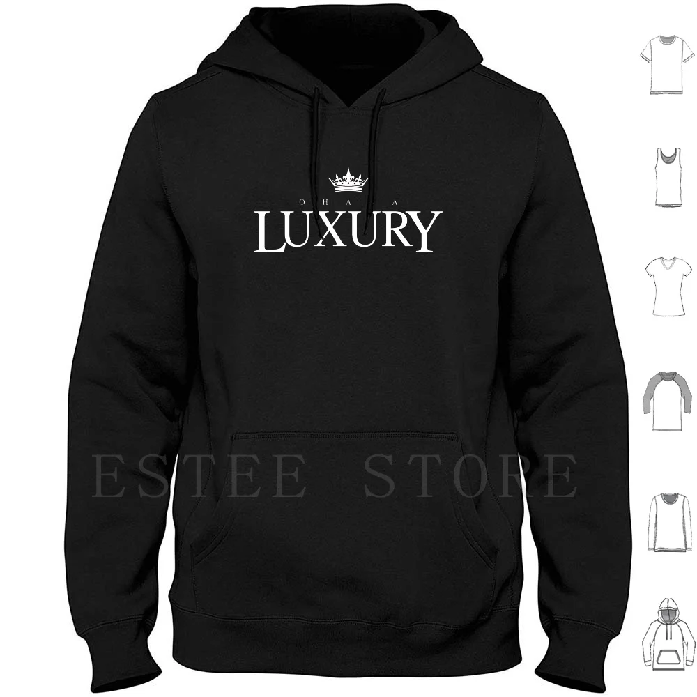 

Olux Crown ( White Letters ) Hoodie Long Sleeve Luxury