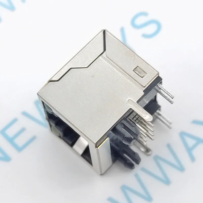 10 шт./лот полностью медная розетка Rj45 с лампой 56 гнездом для лампы Сетевая 8P8C