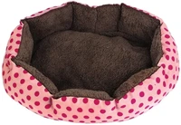 indoor dot print pet cat bed dog house washable warm soft kennel pet sleeping house pad
