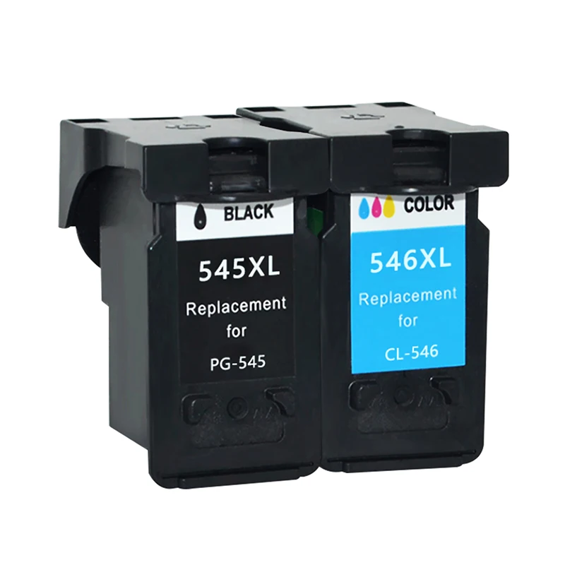 

MorePage 2 Pcs 545 CL546 XL Ink Cartridges Replacement For Canon PG 545 CL-546 For Canon IP2850 MX495 MG2950 MG255 Printer