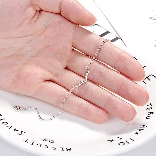 Брендовые Простые Модные браслеты с оленями для женщин и девушек рождественский