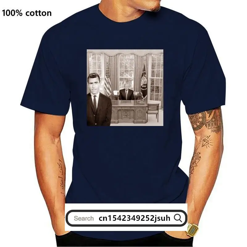 

New Anti Donald Trump Twilight Zone Rod Serling Tee t-shirt Funny President